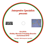 PJs DVDs Holiday Macrame Friendship Bracelet Instructional DVD
